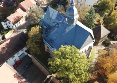 Hofmann Bedachung GmbH Vogelperspektive Kirche